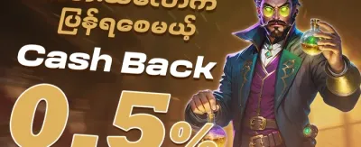 နေ့စဉ် VIP ငွေပြန်အမ်းမှု promotion